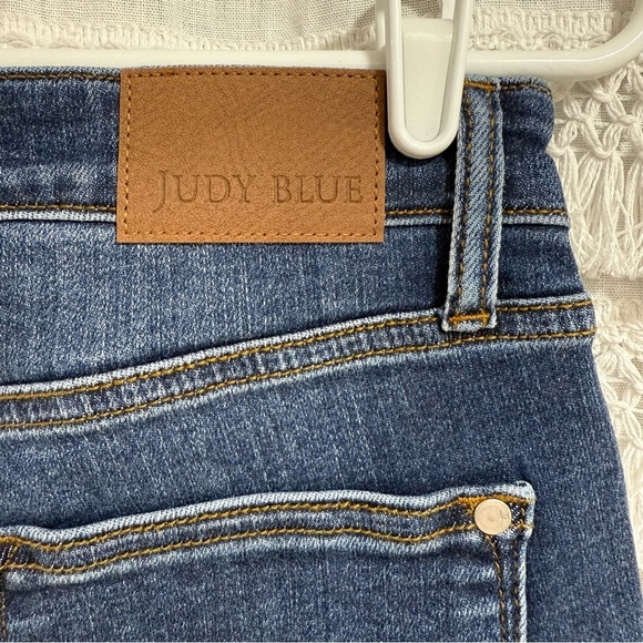 Judy Blue Ready or Not Mid Rise Distressed Slim Fit Jeans - Picture 6 of 7